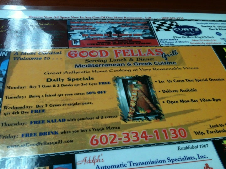 Arizona Phoenix Good Fellas Grill photo 5